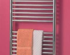 Zehnder Klaro Electric Towel Rail. 748mm X 500mm. Chrome Finish. Electric Simple Immersion.